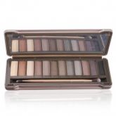 Kit Paleta Sombra 12 Cores Com Espelho e Escova