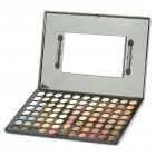 Kit Paleta Sombra 88 Cores Com Espelho e 2 Escovas